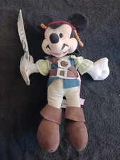 Disney Parks Pirates Of The Caribbean Plush Mickey Mouse Stuffed Toy NWT