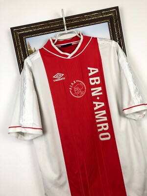 Ajax Amsterdam Home football shirt 1999 Soccer Umbro Jersey Mens