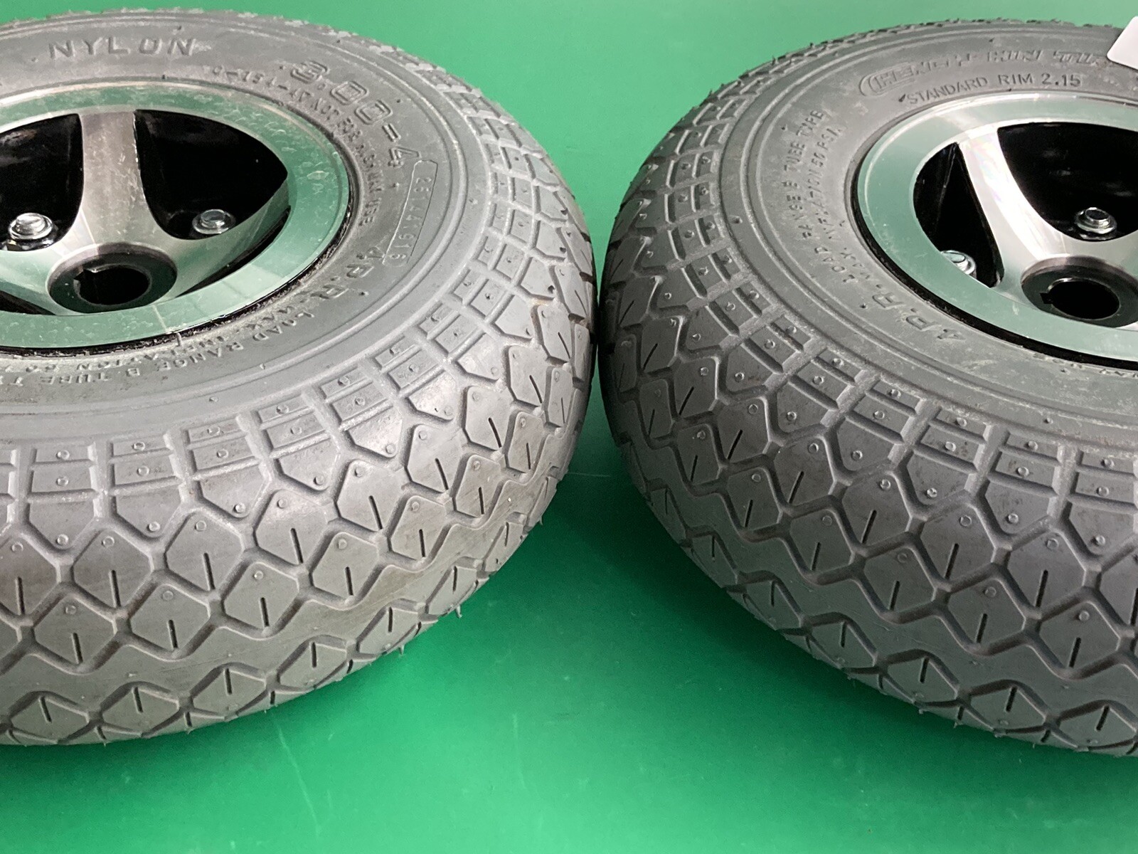 10" Solid Drive Wheels for the CTM HS2800 Power Wheelchair FULL TREAD