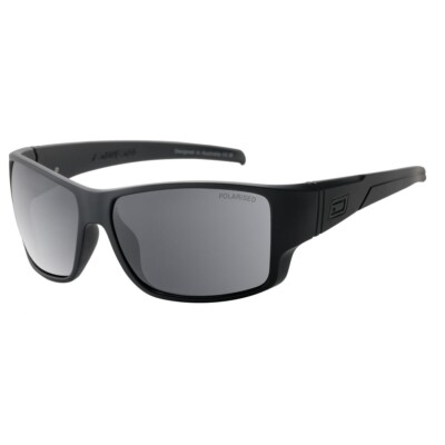 DIRTY DOG HOODOO 53798 POLARISIERTE SONNENBRILLE FÜR ERWACHSENE SATIN SCHWARZ/GRAU M - XL