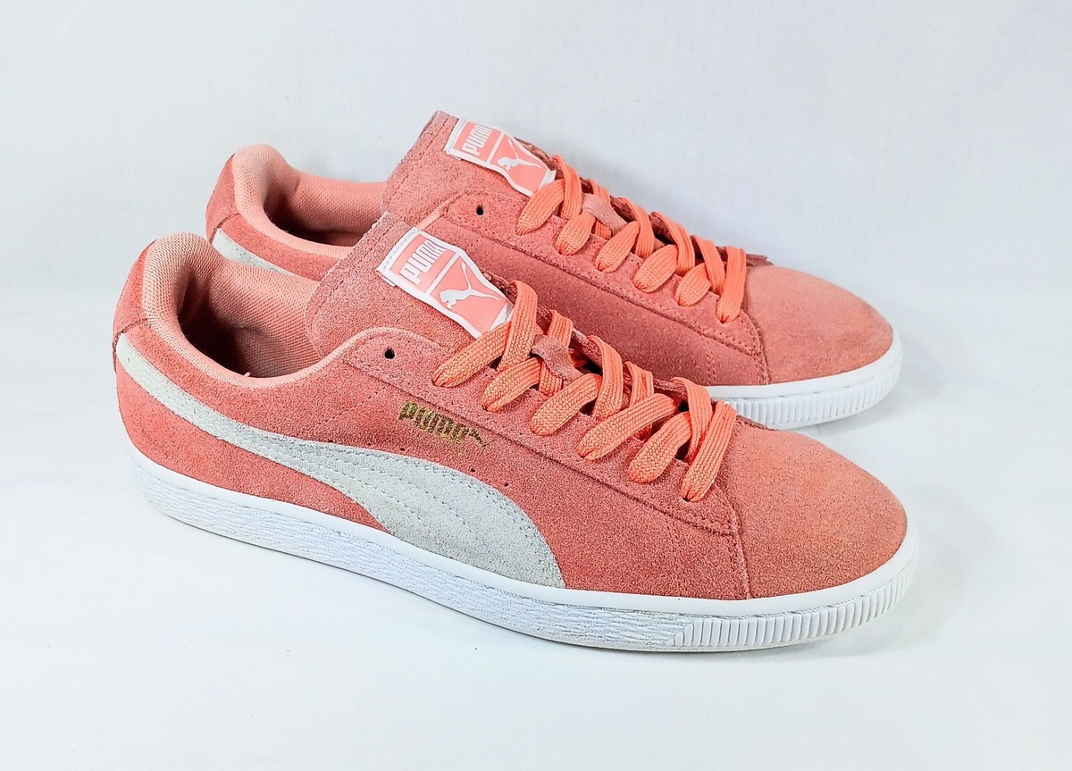 Puma Classic Coral Suede Tennis Shoes Wm's Sz 10M | eBay