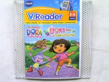 Dora the Explorer and Dora and the Three Little Pigs VTech V.Reader