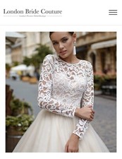 Boat Neck Regular Size Wedding Dresses for sale