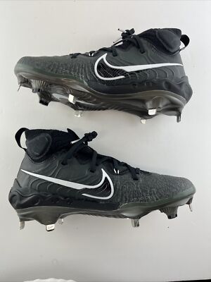 Nike Alpha Huarache NXT Mens Size 9 Black Metal Baseball Cleats
