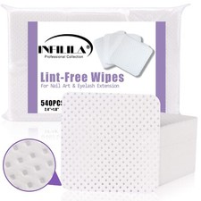 Lint Free Nail Wipes INFILILA Nail Polish Remover 540PCS Super Absorbent Soft N