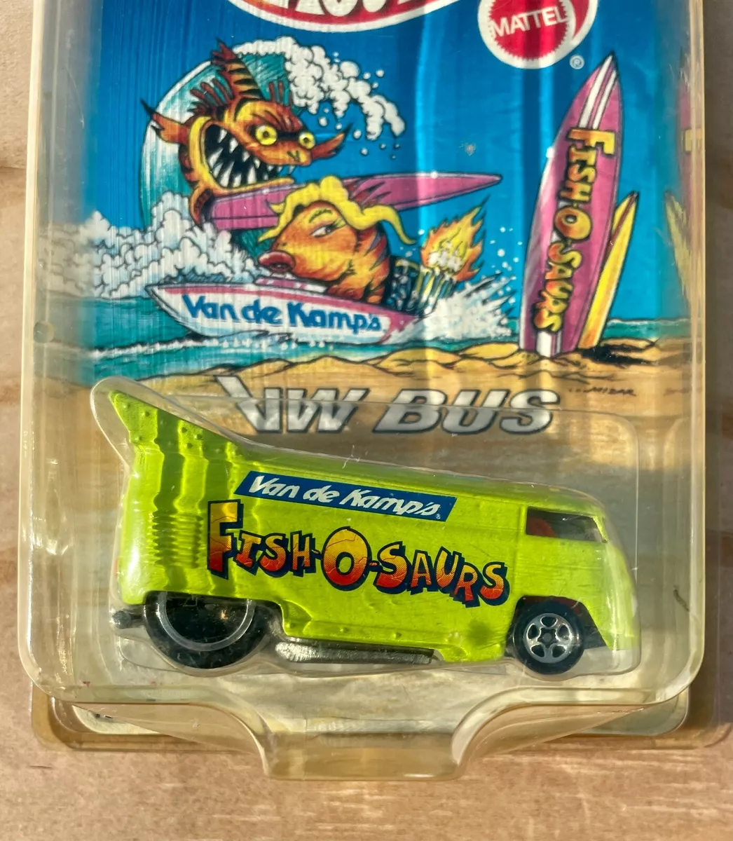 Hot Wheels Mattel VW-Bus Van De Kampa Fish-O-Saurus #18585 Edition NEW OLD STOCK