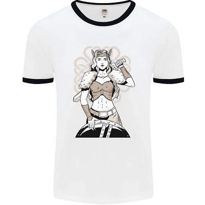 A Buchse Viking Shield Maiden Warrior Herren Ringer Maglietta