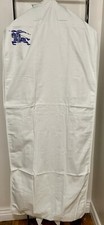 New Burberry Cotton White Garment Bag