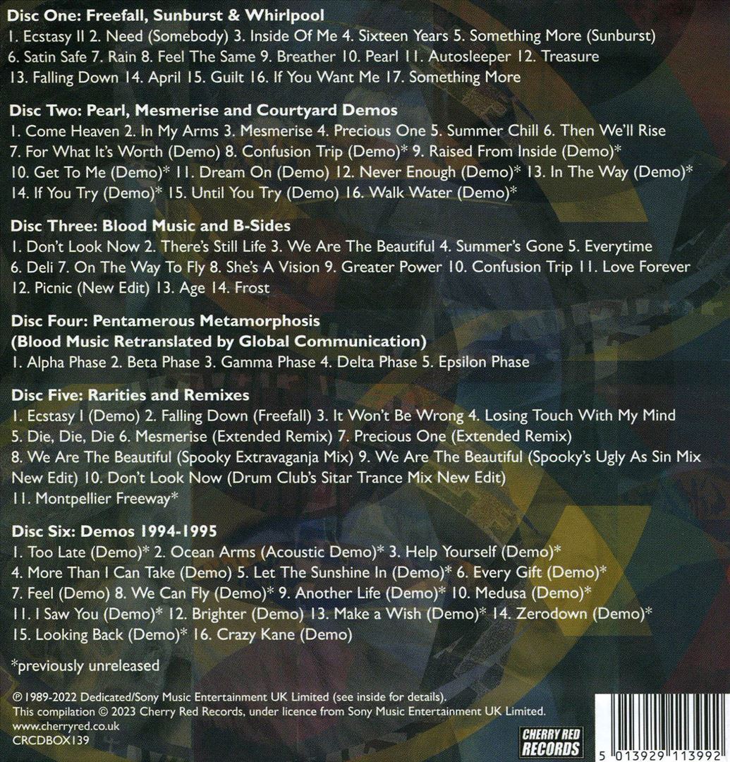 Chapterhouse - Chronology: Albums, Singles, B-Sides, Remixes Chapterhouse - Chronology: Albums, Singles, B-Sides, Remixes