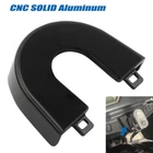 Black Aluminum Ignition Switch Panel Trim Cover For Harley Road Glide 15-23 FLTR