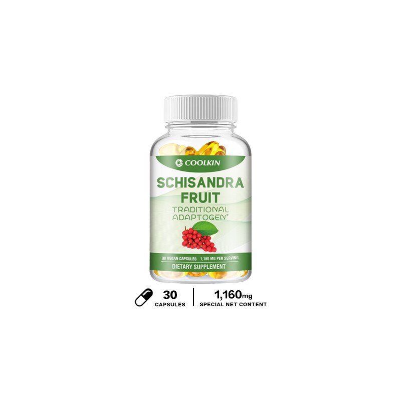 Fruta Schisandra 1160mg - Alivia el estrés, las emociones positivas, la salud cognitiva