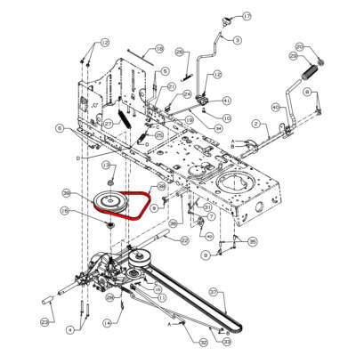 Belt Replacement Bolens 13wc762f065 Drive Belt Bolens 13WC762F065