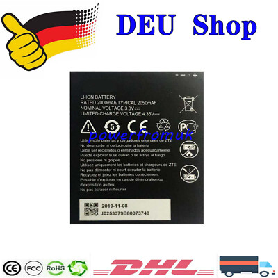 Li-ion Battery Li3820T43P4h695945 Akku für ZTE Blade A3 2019/ Blade L8 Batterie