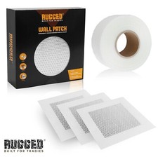 Rugged Wall Patch Wall Hole Repair Patch Kit 3pcs + 1pcs Fiberglass Mesh Tape