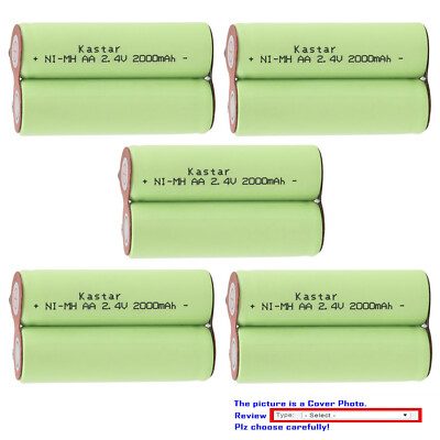 Kastar Ni-MH 2000mAh Battery for Norelco 6705X Norelco 6709X 6709-XL 6711X