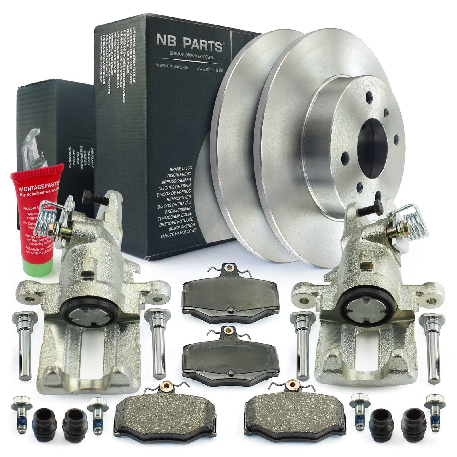 Brake Calipers Brake Discs Brake Pads Rear for Nissan Primera P11 WP11 Estate