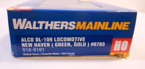 Locomotora Walthers MainLine HO ALCO DL-109 New Haven #0703 910-9101 C-8++ | Zustand: Used