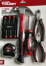 New 11 Piece Home Repair Tool Kit Ergonomic Comfort Grip Handles for Home Repair