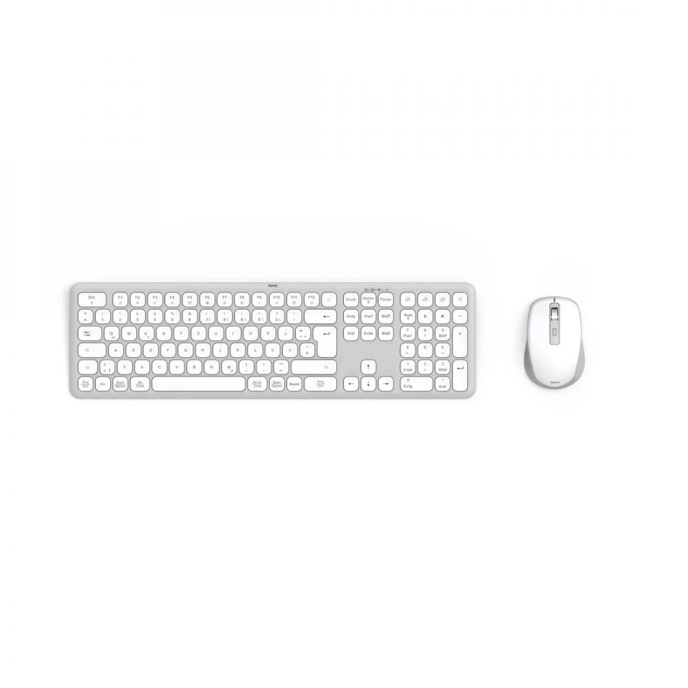 3733981 Hama Hama Multi-Device-Tastatur-Maus-Set WKM-550, kabellos, Funk/BT, WS,