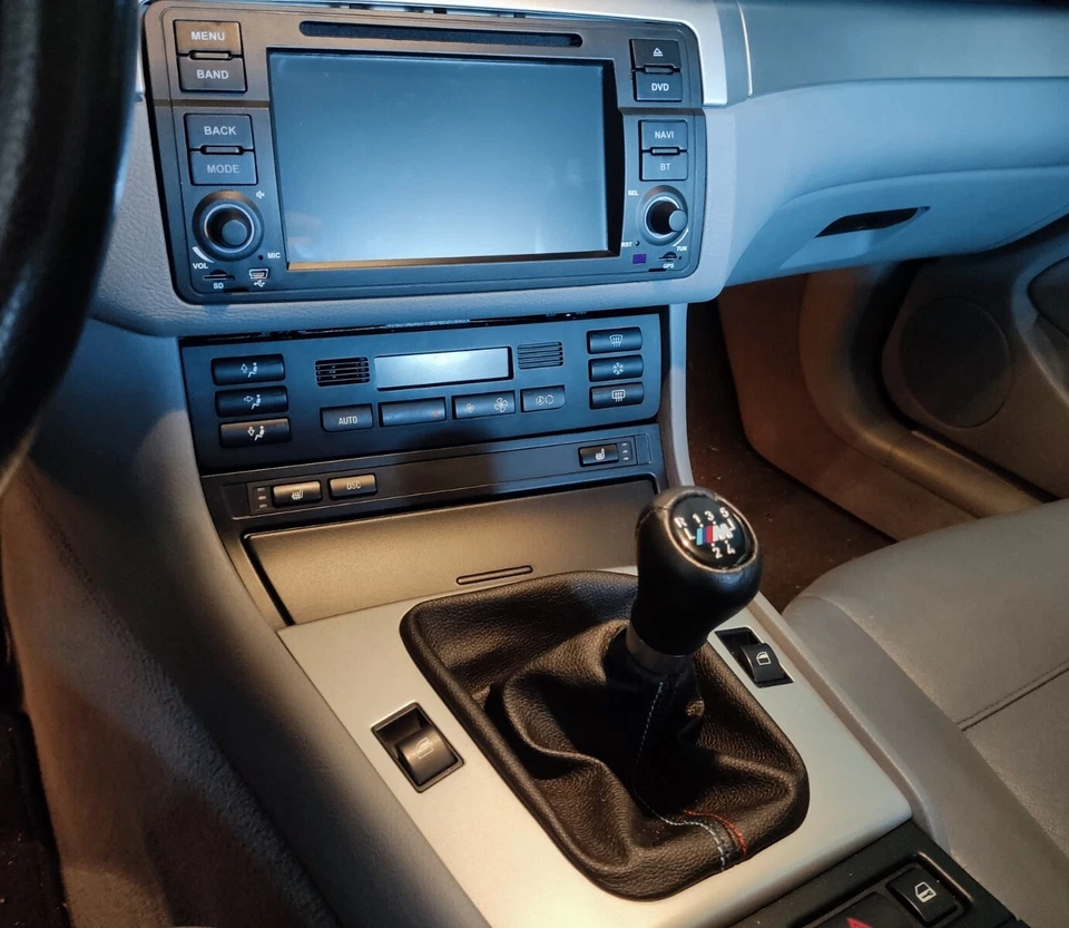 BMW e46 Funktionsträger Schaltzentrum Adapter für Umbau auf 2DIN/ 16:9 Radio - Bild 4 von 4