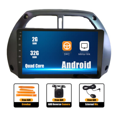 10.1'' Android 12 CarPlay Autoradio GPS NAV WIFI 32GB Für Toyota RAV4 2001-2006