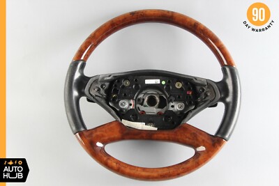 10-14 Mercedes W221 S400 S550 CL550 Steering Wheel W/ Paddle Shifters Black OEM