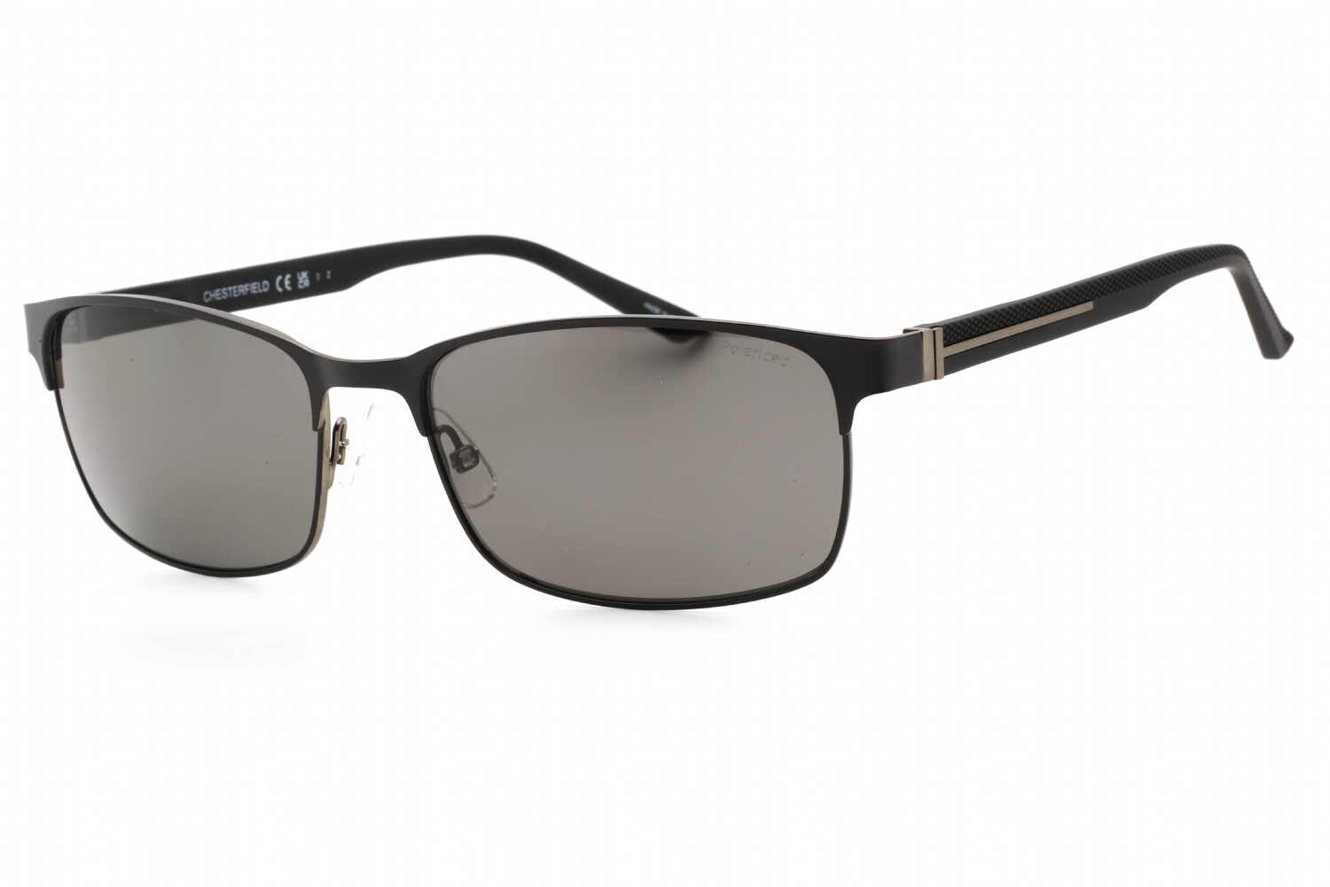 Солнцезащитные очки CHESTERFIELD CH15S-03M9-60 Размер 60 мм 150 мм 18 мм черные мужские НОВЫЕ 5090₽