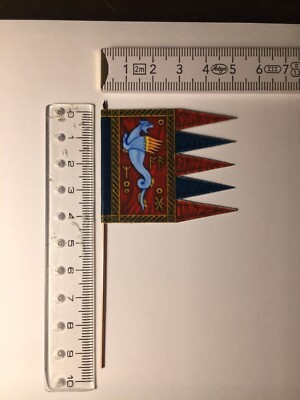 1433) 1x 54mm 1/32 Dark Age Anglo Saxon Banner / Flag