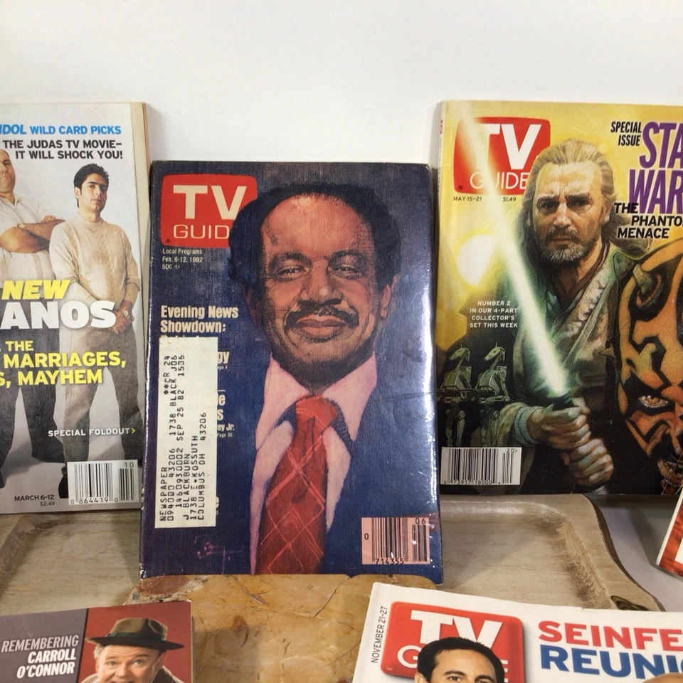 Vintage TV Guides ~1980’s~90’s~2000’s ~ Lot Of 8~ Star Wars~Sopranos~Seinfeld~ - Image 3 of 4
