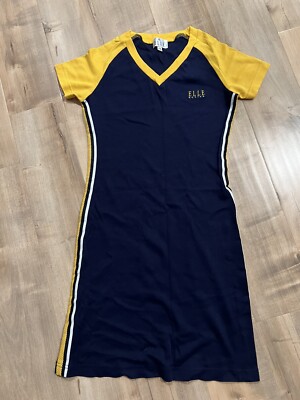 Elle Active Sports Tennis/Golf Women Dress - Sz M (Junior) 100% Cotton NWOT