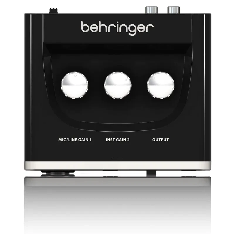 Behringer U-Phoria UM2 USB Audio Interface Mic Preamplifier Audiophile 2x2 - Image 2 of 4