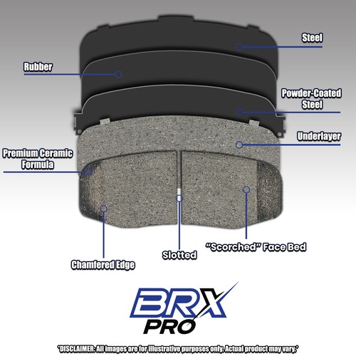 Rear Ceramic Brake Pads for 2016-2016 Chevrolet Malibu Limited | US Seller - Picture 8 of 8