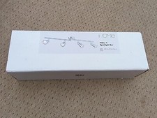 Argos Home Miller 4 Light Spotlight Bar - Brushed Chrome