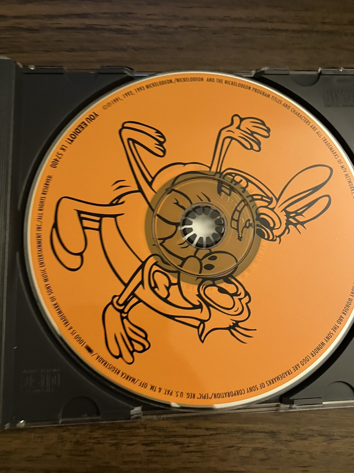 Ren & Stimpy You Eediot! (CD, 1993 Epic Records) The Ren & Stimpy