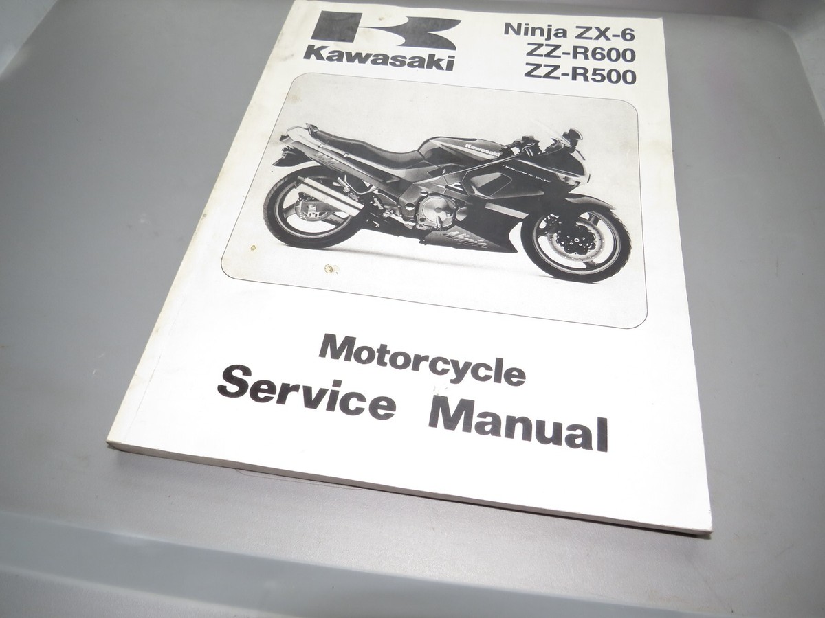 NOS Kawasaki Ninja ZX-6 ZZ-R600/R500 1993 Owners Service Manual