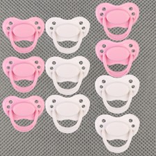 10X Magnetic Pacifiers Dummy Soother for Reborn Baby Dolls DIY Accessories Gift