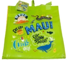 X2 NEW Maui Reusable Shopping Bag 🌴 Hawaii Travel Tote ~ Aloha