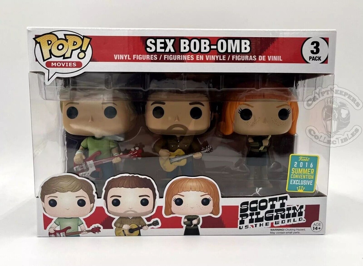 Funko POP Sex Bob-Omb 3 Pack Scott Pilgrim Stephen Stills Kim Pine