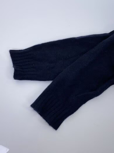 PRADA/Ruffle/Cardigan (Thick)/Size 38/Cashmere/Navy/Solid thumbnail 6