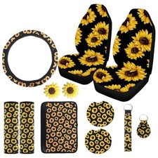  12 Pcs Housse Siège Voiture Siege Auto Couvoirs De Pour Les Voitures Automobile