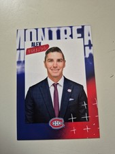 2023-24 Montreal Canadiens Alex Burrows Oversize Jumbo Team Card Habs Coach