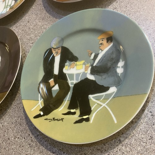 Guy Buffet Collection GBC MARCHE AUX FLEURS Set of 6 Salad Plates 7.75" - Picture 7 of 7