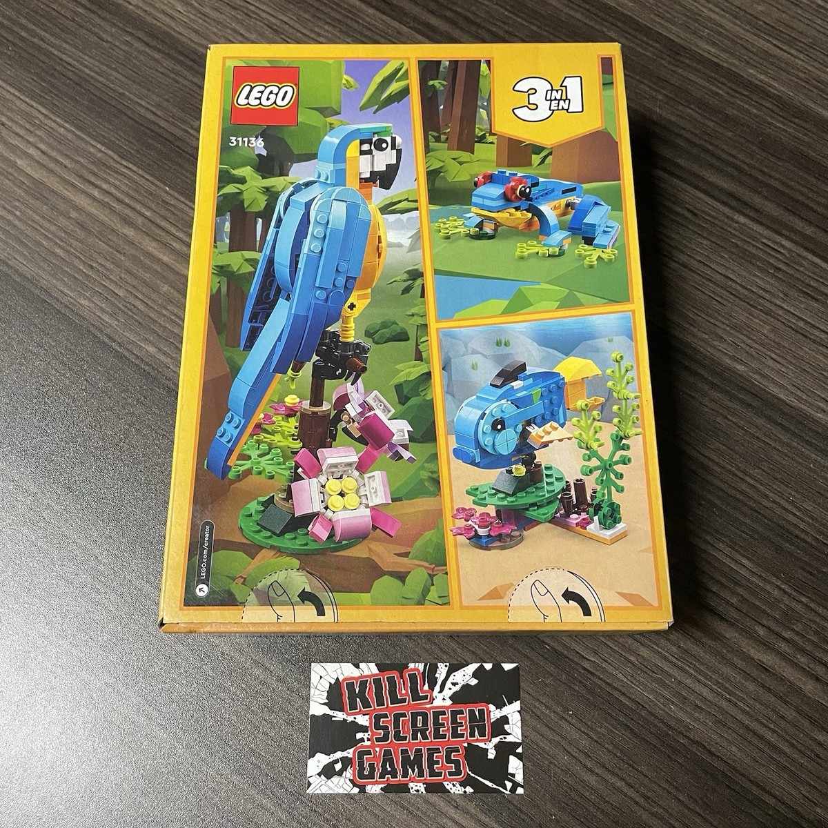 LEGO CREATOR: Exotic Parrot 31136 253pcs Brand New + Original