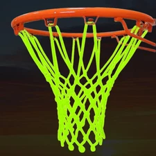 Outdoor Glow In The Dark Basketball Hoop Net Replacement with 12 Loops