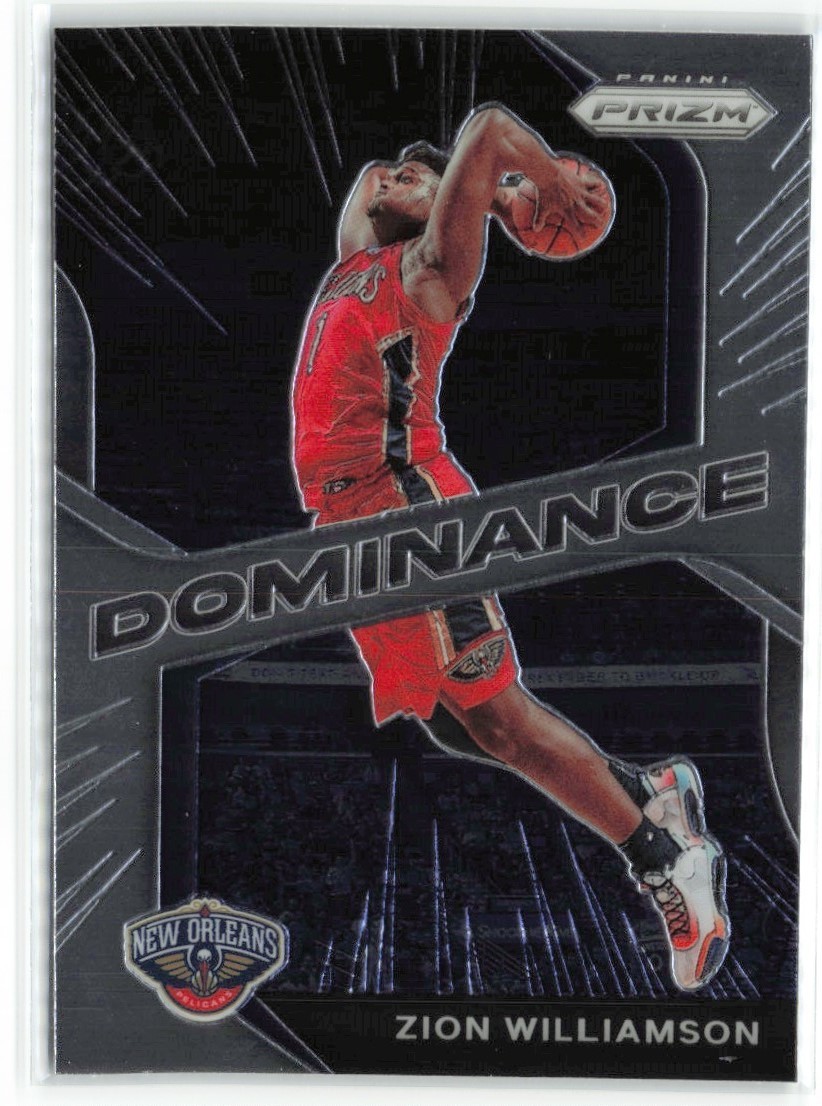 2021-22 Panini Prizm Dominance Zion Williamson New Orleans Pelicans #15