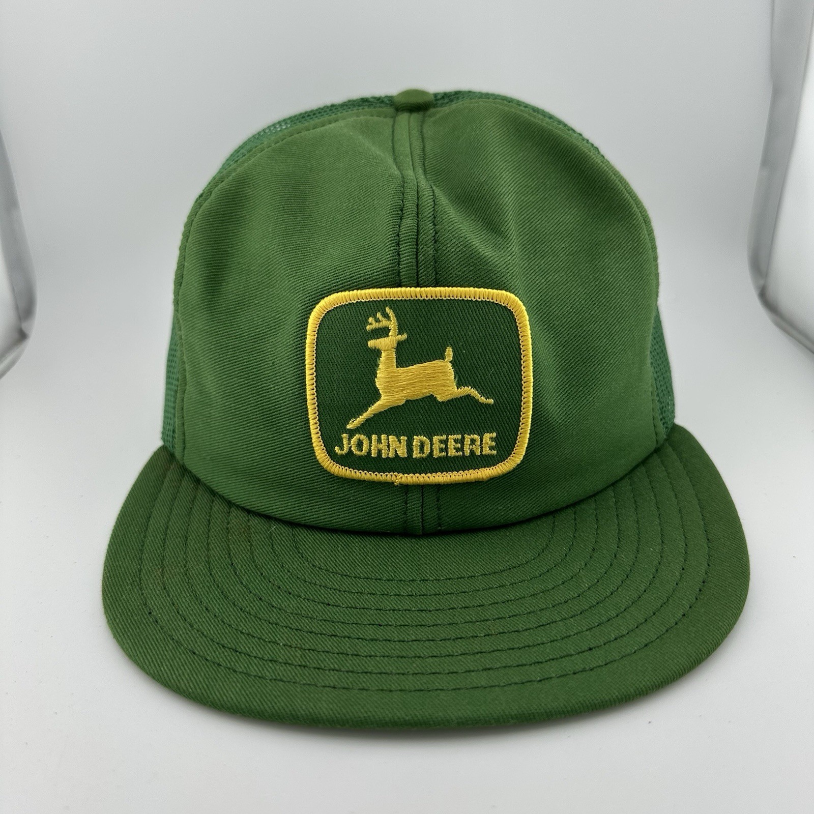 Vtg John Deere Patch Hat Mesh Snapback Trucker Ca… - image 2