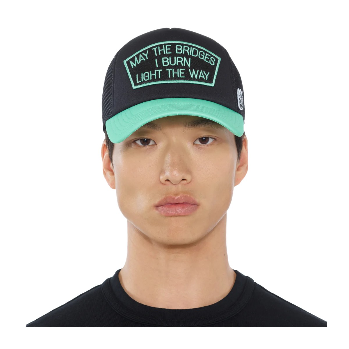 Культовая шапка дальнобойщика May The Bridges I Burn мужская черная 625AC-CH53A 7690₽