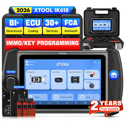 XTOOL InPlus IK618 Car Scanner IMMO Key Programmer Full Diagnostic 2-Year Update