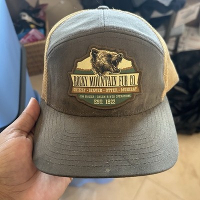 Rocky Top Mountain  adj Trucker Hat/Cap Shower Cafe 1822 Fur Co Company