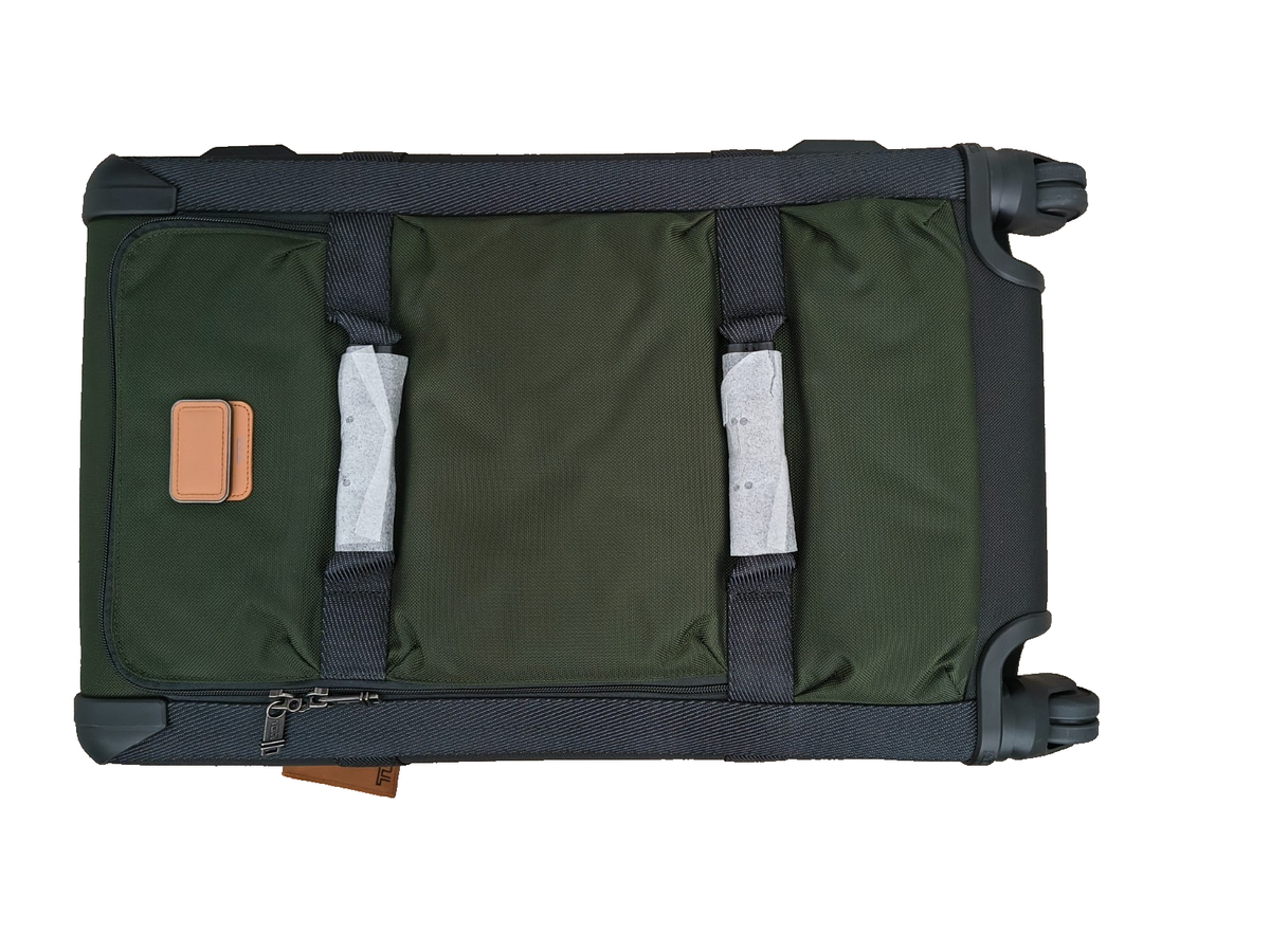TUMI Lyndon SHORT TRIP Expandable 4 Wheel Packing Suit Case GREEN